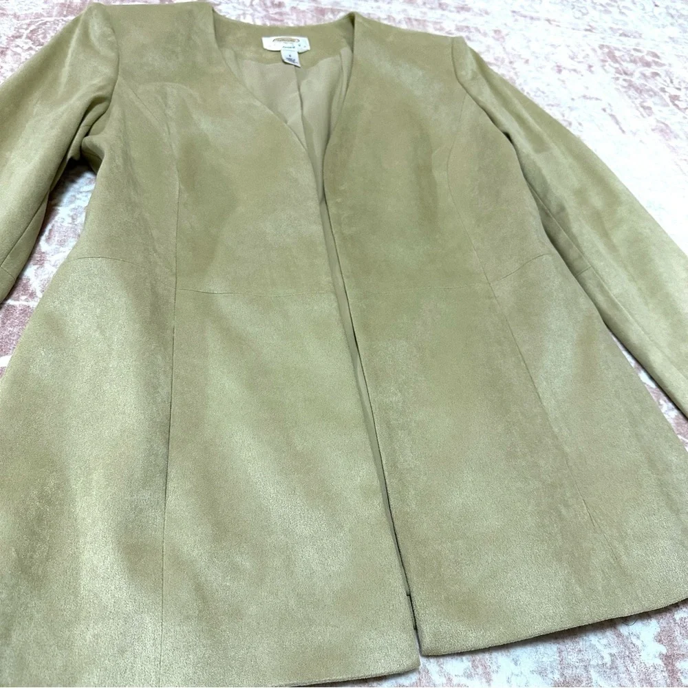 Vintage Suede Talbots Jacket With Pockets - Picture 2 of 10